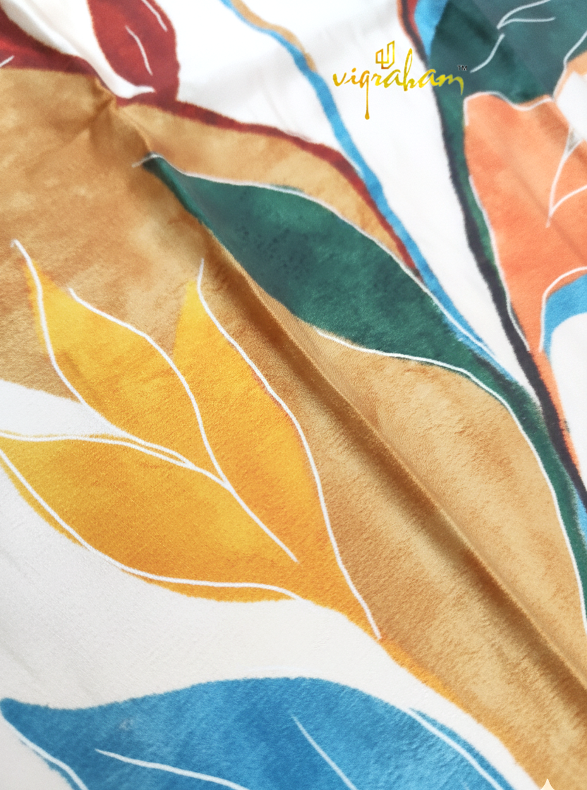 Cream Color Modal Silk Salwar